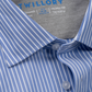 Leader Non-Iron Stripe // Mini Blue