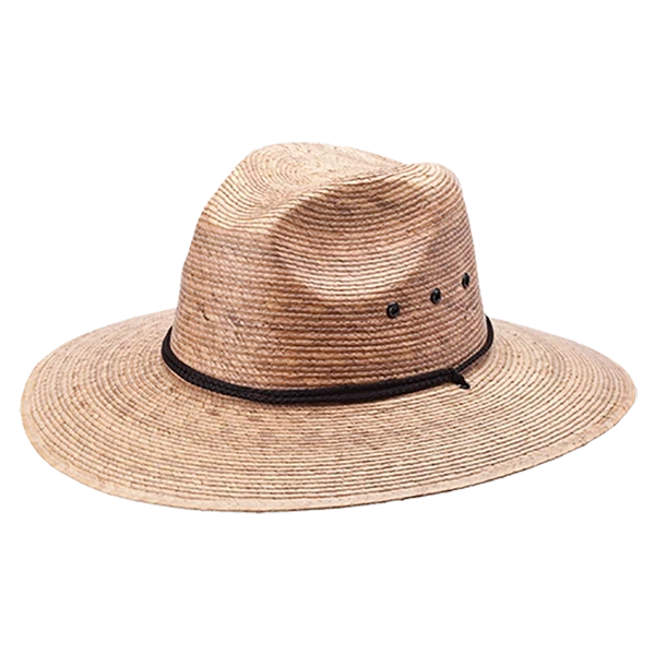 Peter Grimm Maciel straw lifeguard hat with wide brim and chin cord, by HatCountry