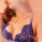 Mapale Sapphire Sheer Eyelash Lace Bra & Panty Set