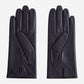 Marcella (black) - Unlined women’s lambskin leather gloves
