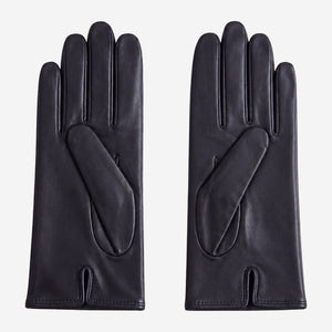 Marcella (black) - Unlined women’s lambskin leather gloves