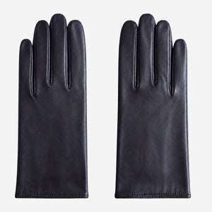 Marcella (black) - Unlined women’s lambskin leather gloves