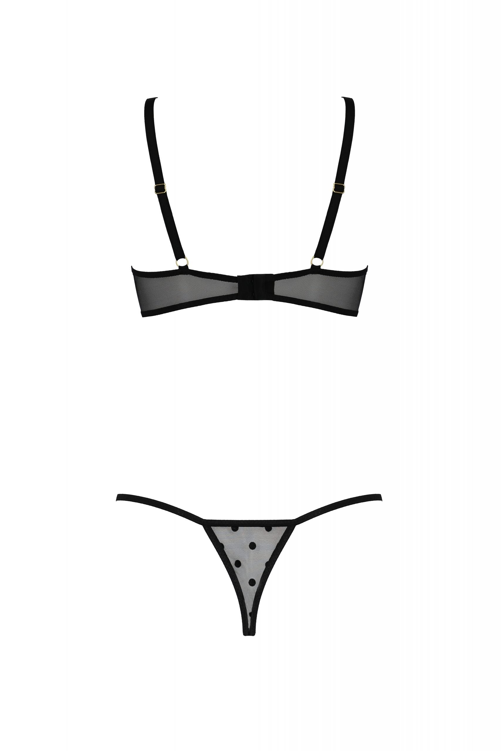 Sexy Open Cup Bra & Sheer String Passion Marina-4