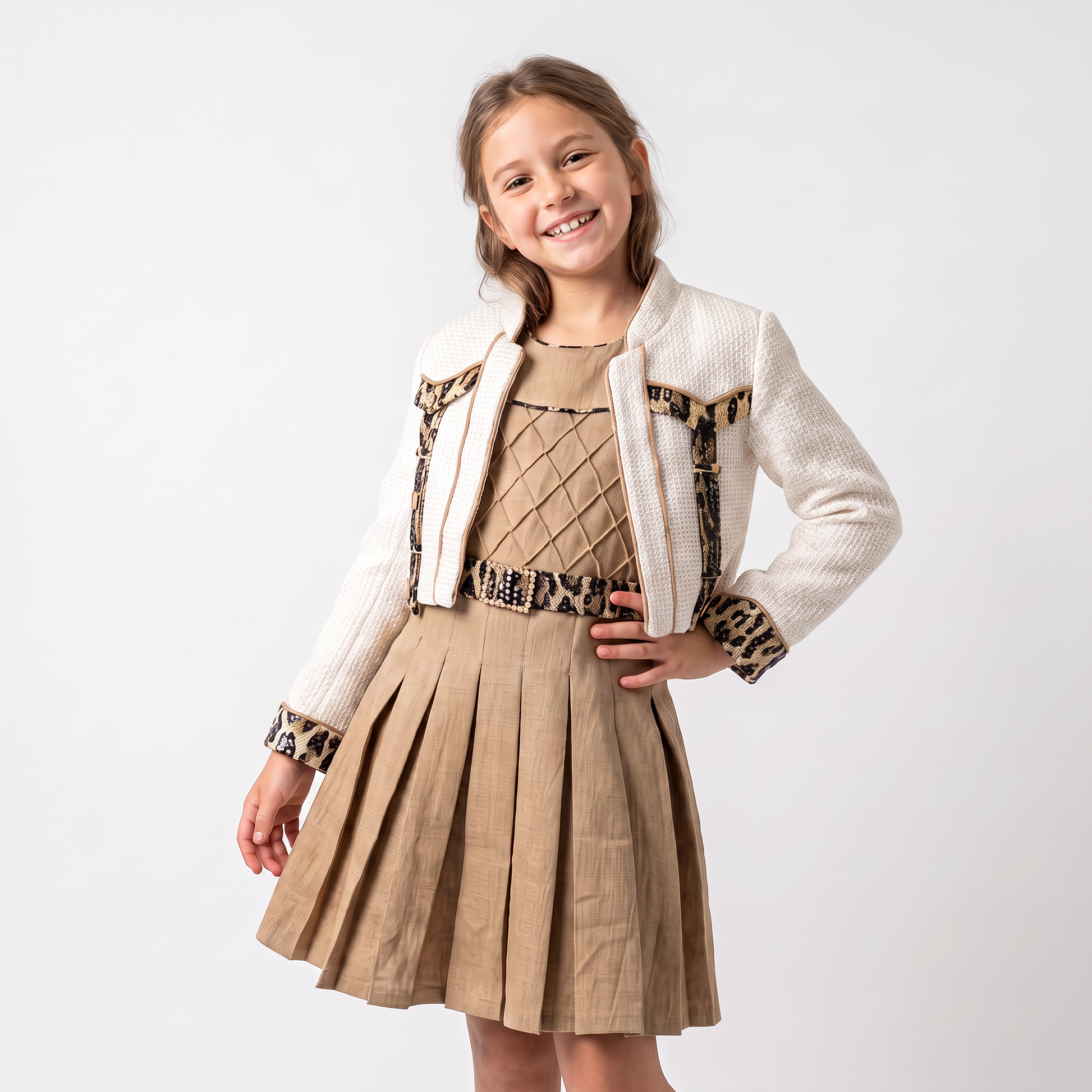 Desert Sunset Girls Bolero Dress-0