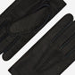 Matteo (black) - Italian gloves made of American deerskin leather with cashmere lining