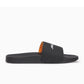 Black Puma McLaren Leadcat 2.0 slide sandals for men with McLaren Racing branding