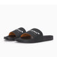 Puma McLaren Leadcat 2.0 black slide sandals for men with McLaren Racing branding