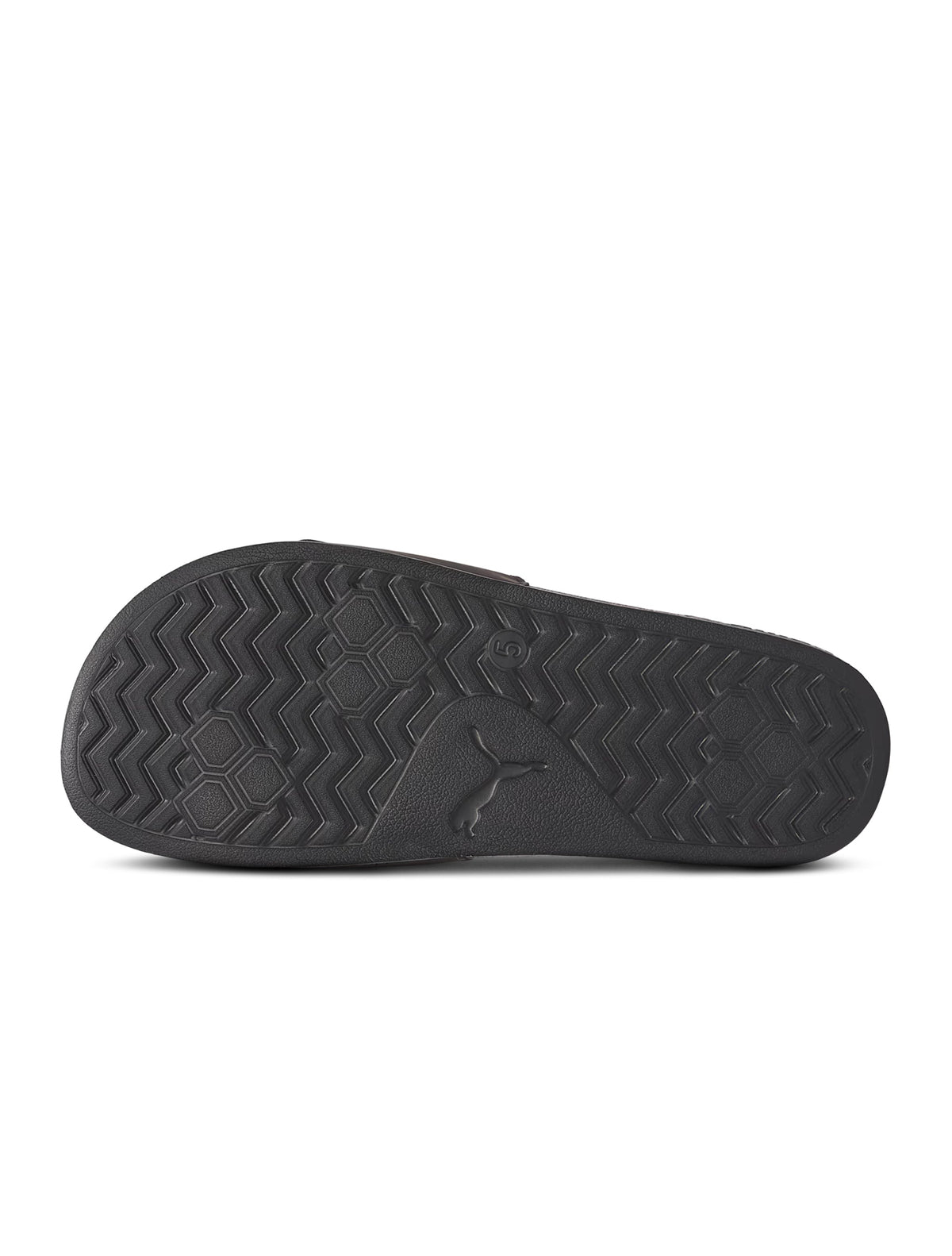 Black Puma McLaren Leadcat 2.0 slide sandals for men with McLaren Racing branding