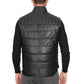 Anthony Real Black Leather Vest Jacket for Men