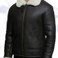 Men’s Aviator RAF B3 Shearling Sheepskin Flying Bomber Jacket