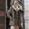 Men’s B7 Hooded RAF Aviator Sheepskin Flying Fur Shearling Jacket Coat - -