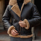 Men’s B3 RAF Aviator Sheepskin Shearling Leather Jacket