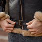 Men’s B3 RAF Aviator Sheepskin Shearling Leather Jacket