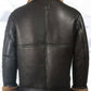 Men’s Black Aviator Shearling Jacket