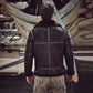 Men’s B3 Sheepskin Brown Shearling Leather Jacket