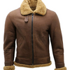 Mens B3 Shearling Flying Aviator Jacket - -