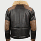 Men’s Shearling Black B3 Bomber Jacket