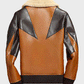 Mens Shearling Sheepskin Bomber Leather Jacket