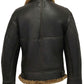 Men’s Winter Aviator B3 Leather Jacket with Fur