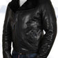 Mens Black Shearling Sheepskin JacketMen’s Black Shearling Sheepskin Jacket