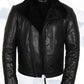 Mens Black Shearling Sheepskin JacketMen’s Black Shearling Sheepskin Jacket