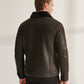Men’s Brown Sheepskin Shearling Leather Trucker Aviator Jacket