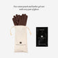 Ethan (black) – Vegan leather gloves with warm fleece lining & touchscreen feature