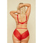 Kinga Mind Love Soft Lace High Waist Brief Panty