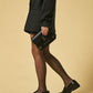 Mirella (black) - Italian calf leather women's crossbody bag (with shoulder strap)