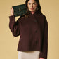 Mirella (green) - Italian calf leather women's crossbody bag (with shoulder strap)