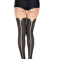 Zip-up Back Detail Pantyhose