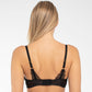 Samanta Nyks Black Sheer Lace Triangle Wireless Bra-1