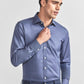 Leader Non-Iron Solid | Navy Melange