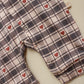 Heart Plaid Onesie