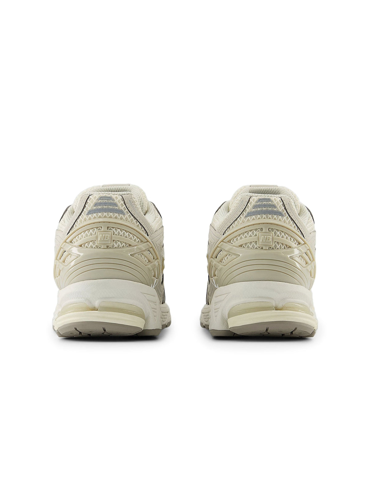 New Balance men's 1906 beige sneakers, side view
