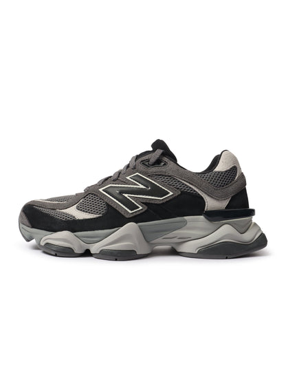 Men's New Balance 9060 shoes in black and grey, stylish men's footwear with a modern design and comfortable fit.