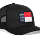North Carolina Flag Trucker Hat  |  NC Snapback