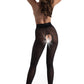 Amour Nymph Fishnet Open Crotch Pantyhose 30 DEN Black