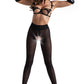 Amour Nymph Fishnet Open Crotch Pantyhose 30 DEN Black