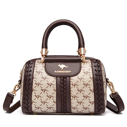 Women's Female Fashion Lady Contrast Color Handbags