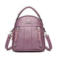 Women's Western Style Shell Korean Fashionable Sheepskin Backpacks