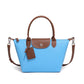 Women's Trendy Nylon Dumplings Fashionable Simple Contrast Handbags