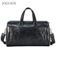Men's Fashion Large Capacity Genuine Leather Portable Travel Bags