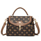 Classy Women's Fashion Color Contrast Printed Shoulder Bags