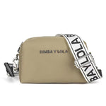 Stylish Rirati women's Spanish detachable strap letter shoulder bag with sleek design and versatile strap, perfect for casual and chic looks.