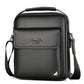 Men's Style Business Commute Leather Vertical Large Men's Shoulder Bags