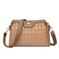 Women's High-grade Contrast Color Versatile Rhombus Large Crossbody Bags
