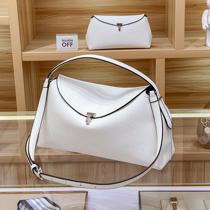 Women's Rirati Swedish high-grade commuter shoulder bag with large capacity and multiple compartments, shown with stylish design and sturdy straps.
