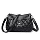 Women's Soft Leather Rhombus Fashion Large Capacity Crossbody Bags