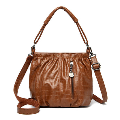 Women's Rirati slouchy elegant fashion shoulder pouch bag with a stylish, relaxed design and soft material.